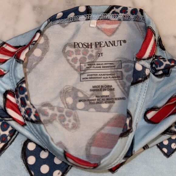 POSH PEANUT CLASSIC PJ SET 2T - Picture 9 of 13